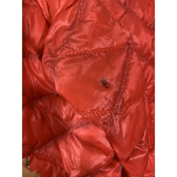 The North Face Thermoball Jacket Womens M Red Coral Quilted Lightweight Packable - Picture 10 of 10